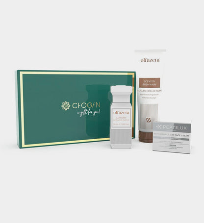 Coffret Cadeau de Luxe Chogan « UN CADEAU POUR VOUS » – Unisexe (Parfum N° 111)