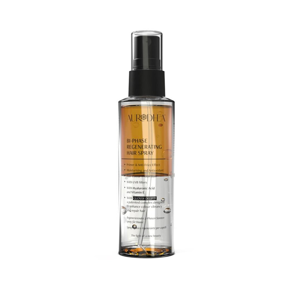 Aurodhea regenerierendes 2-Phasen-Sonnenspray für Haare mit Hyaluronsäure &amp; Vitamin E - 100 ml